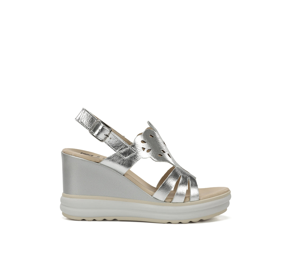 Dorking Diane D9697 sandales femme argent talon
