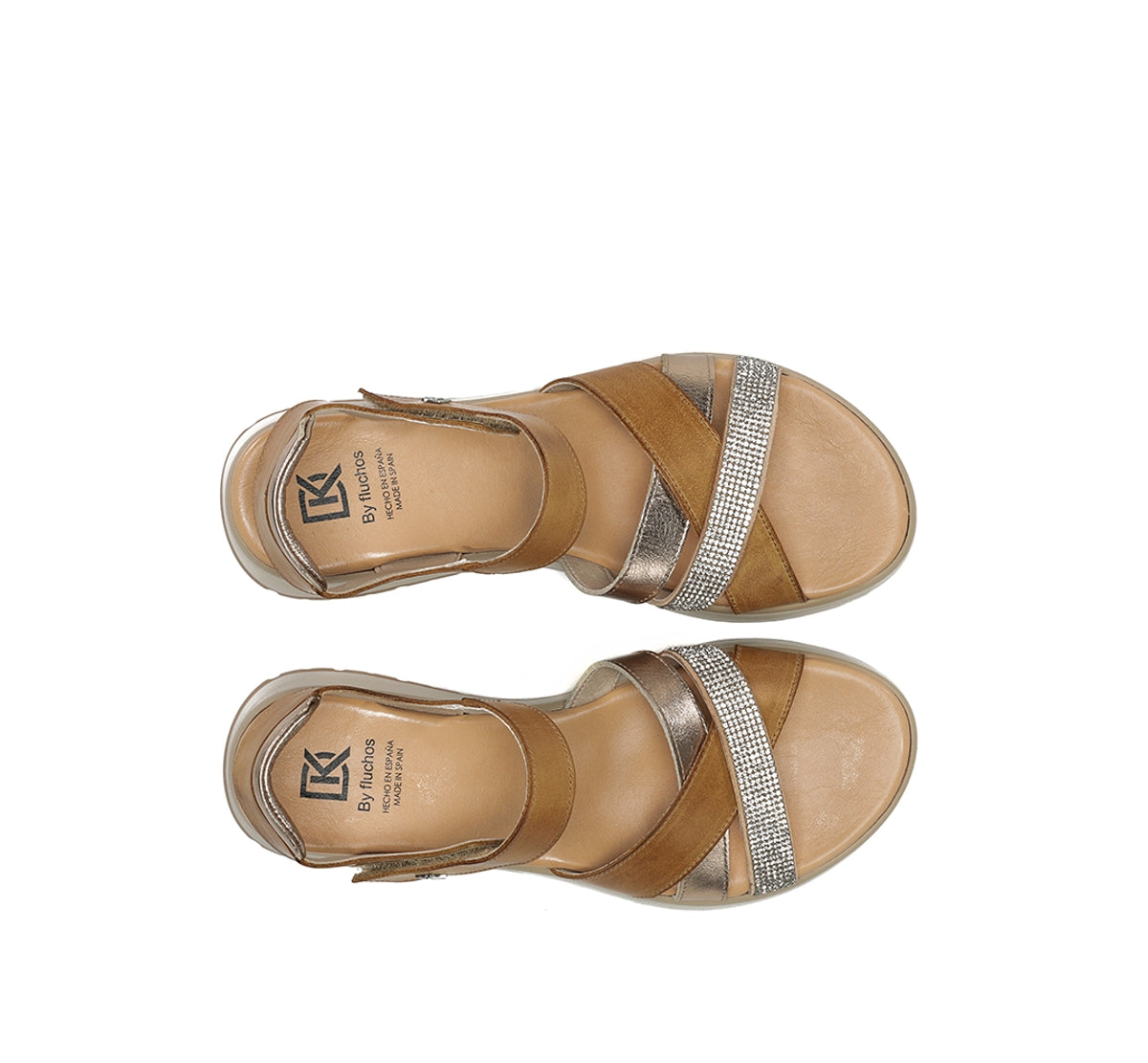 Dorking Ter D9728 sandales femme marron confort
