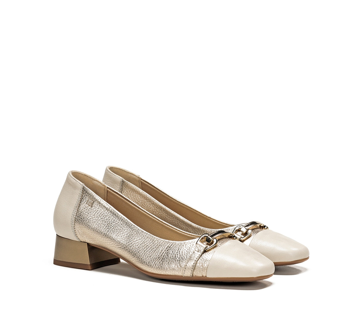 Dorking by Fluchos Gia D9304 mocassin doré à talon