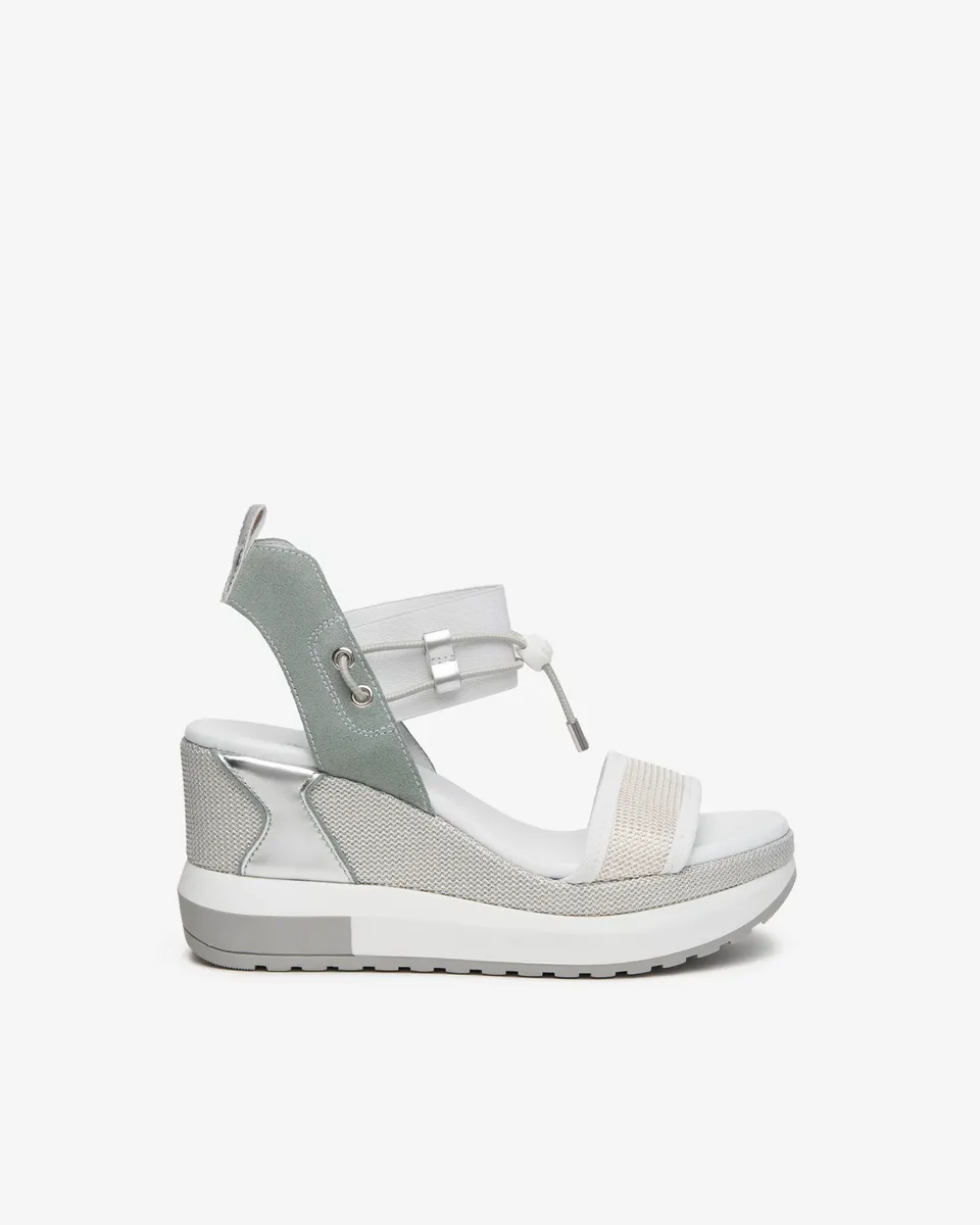 Nero Giardini Sandals sandales femme cuir daim toile