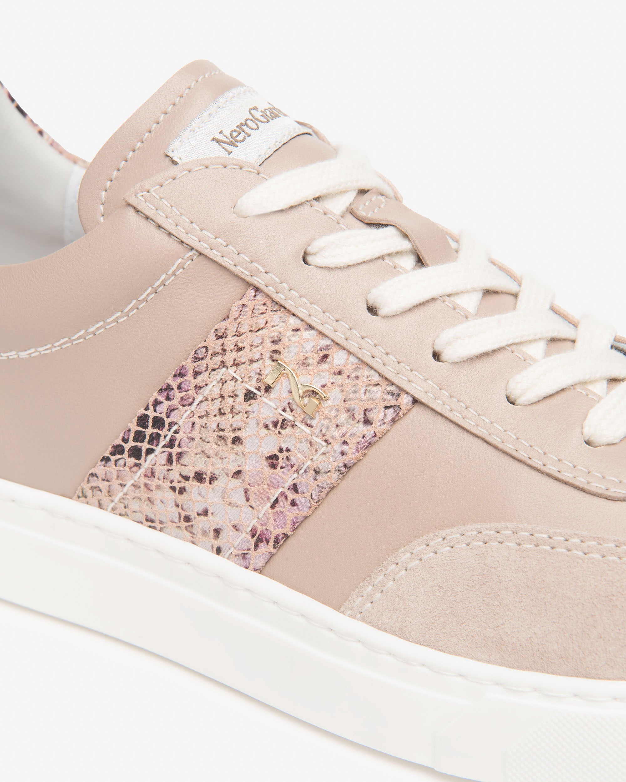 Nero Giardini Sneakers baskets femme cuir et daim confort
