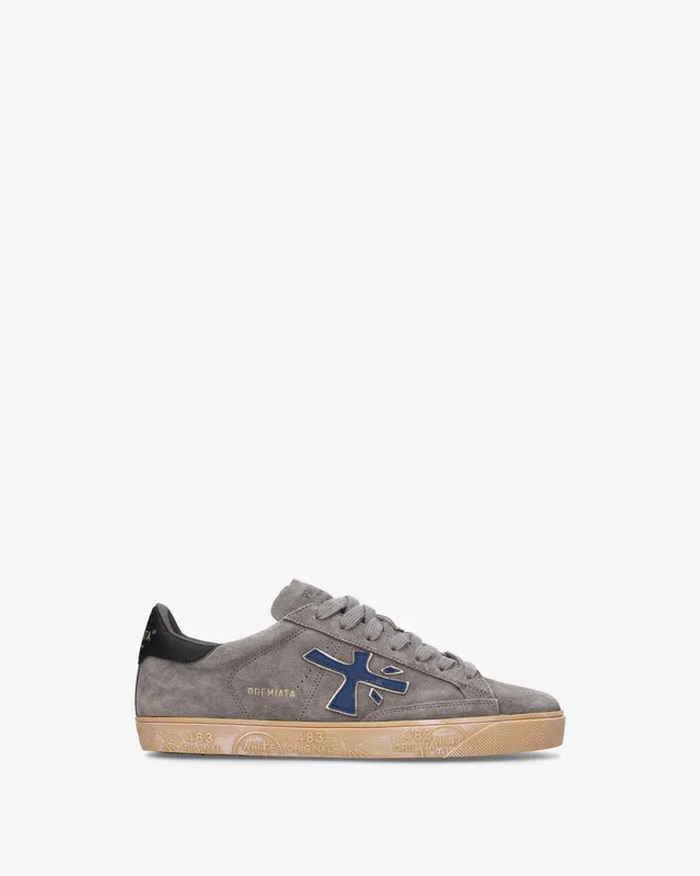 Premiata Steven 8475 sneakers grises daim cuir