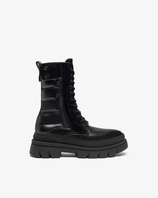 Nero Giardini Combat Boots bottines cuir femme