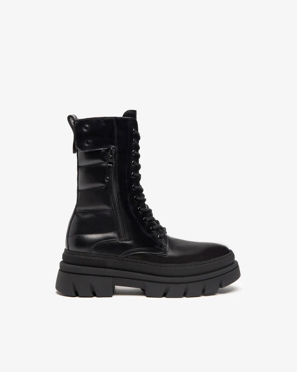 Nero Giardini Combat Boots bottines cuir femme