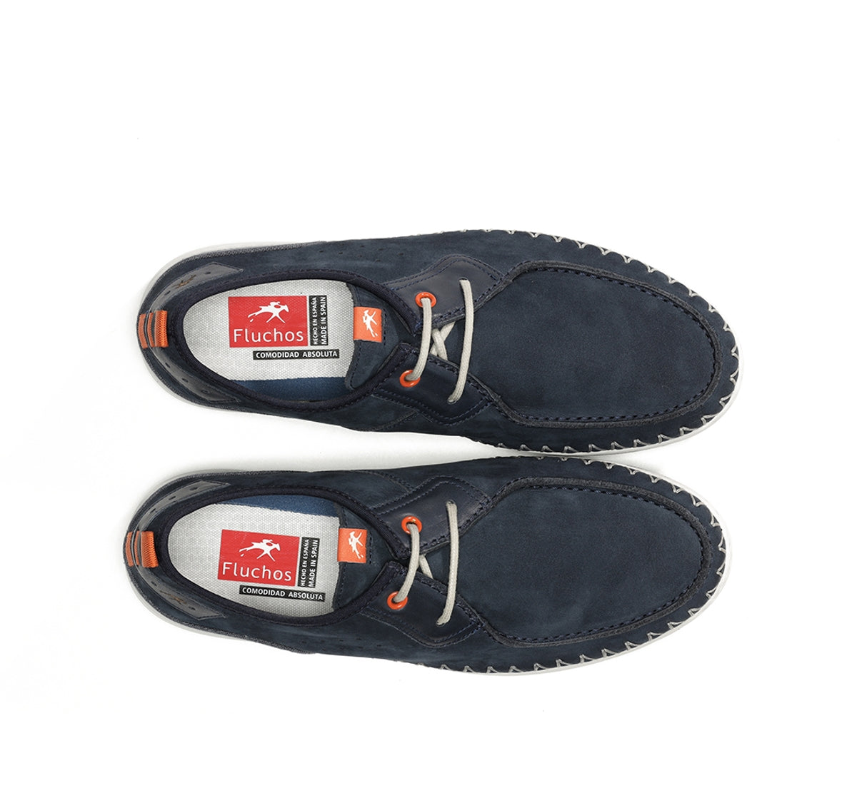Fluchos Lester F1923 chaussures bleu homme ville