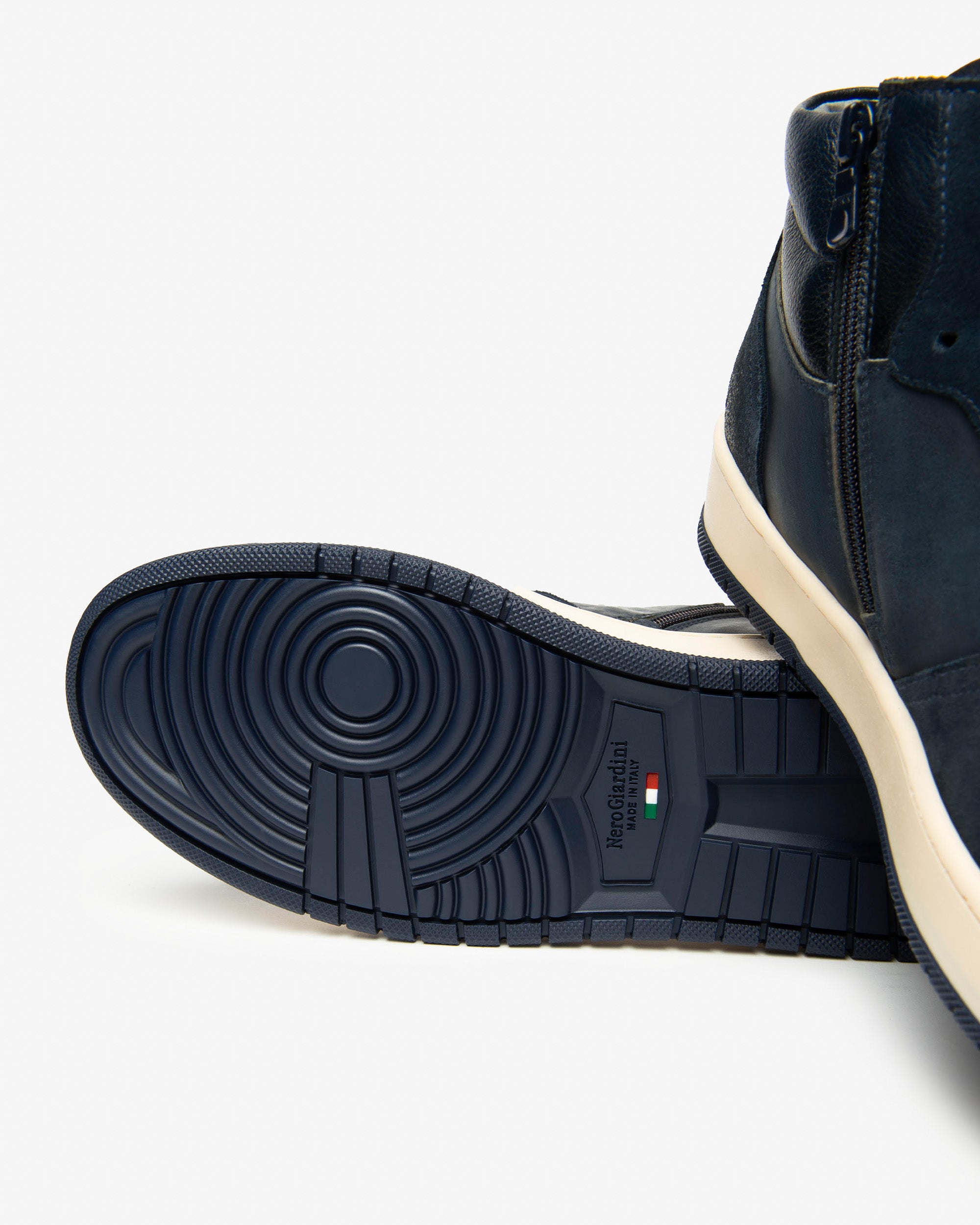 Nero Giardini Sneakers baskets montantes homme cuir