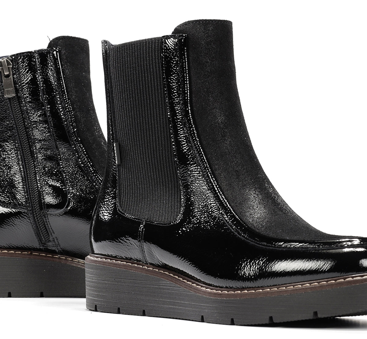 Dorking Africa D9789 Bottines Femme Noir Confort