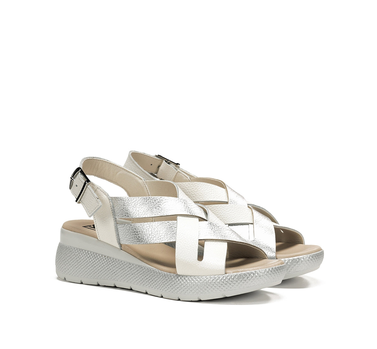Dorking by Fluchos Ever D9316 sandales argent à boucle