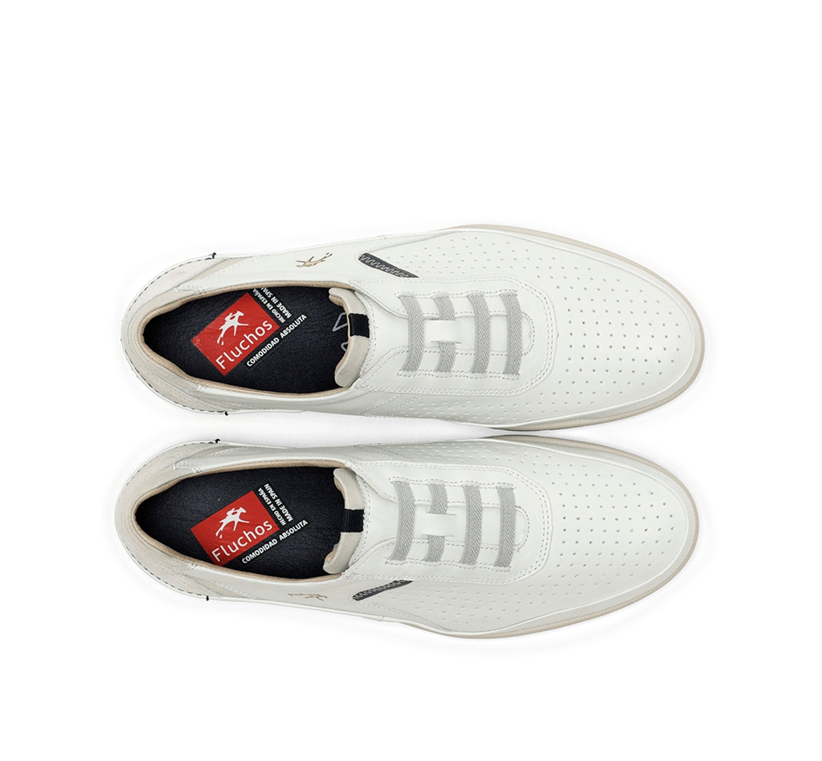 Fluchos Jaden F1736 baskets blanc homme larges
