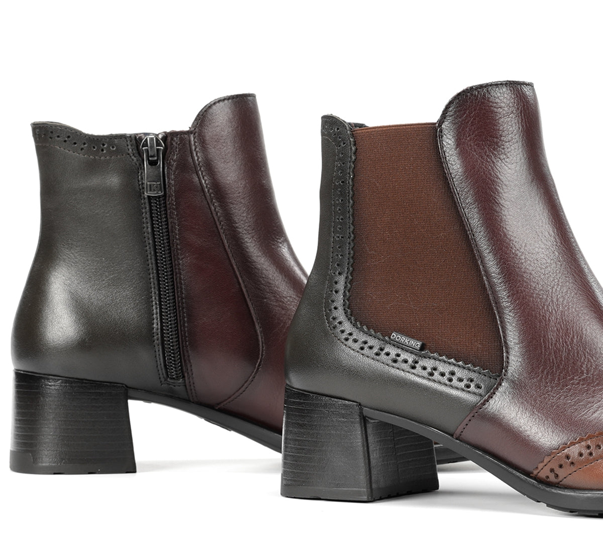 Dorking Ikia D9368 bottines marron femme
