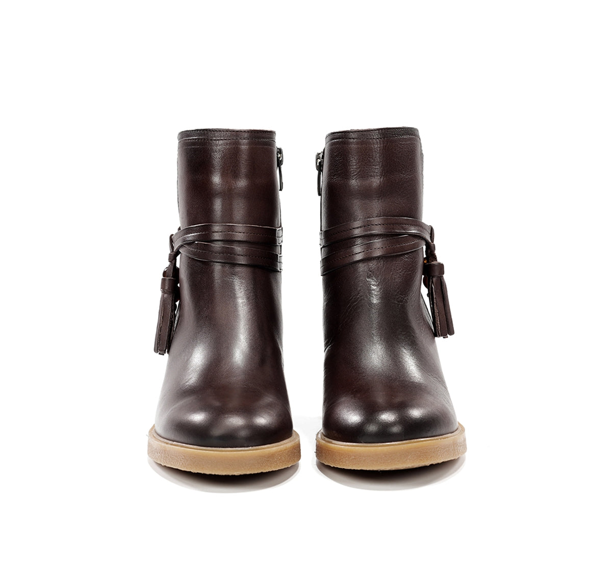 Dorking Aroma D9756 bottines marron cuir femme