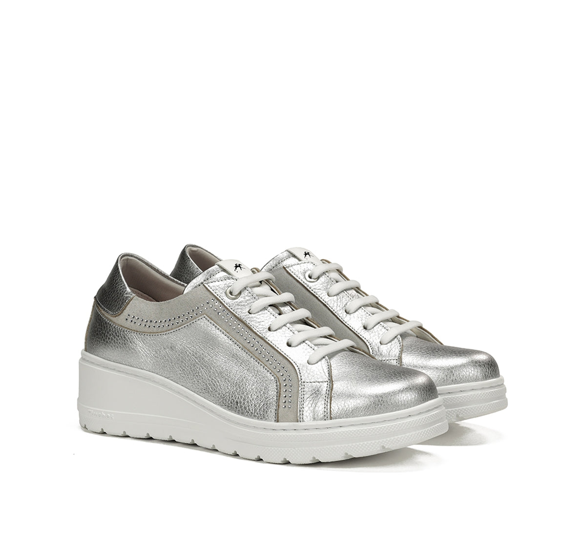 Fluchos Aqua F1997 basket compensée argent femme