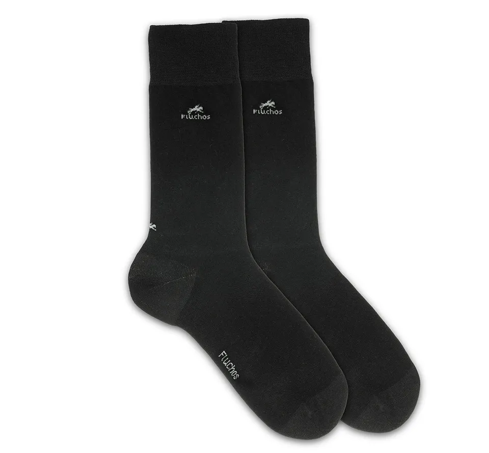 Fluchos CA0003 chaussettes homme noires