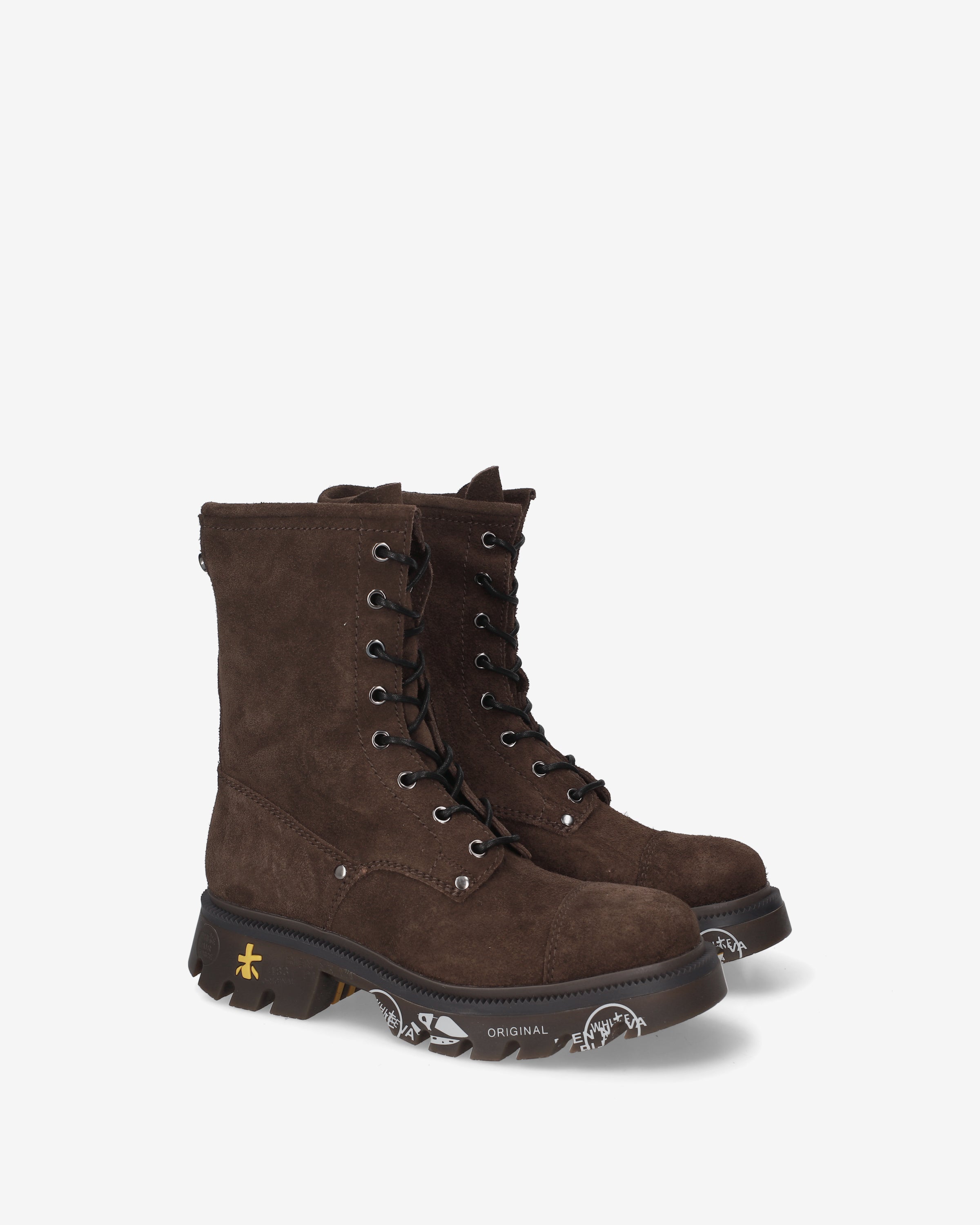 Premiata Claphamd 516 Sneaker Daim Marron Femme
