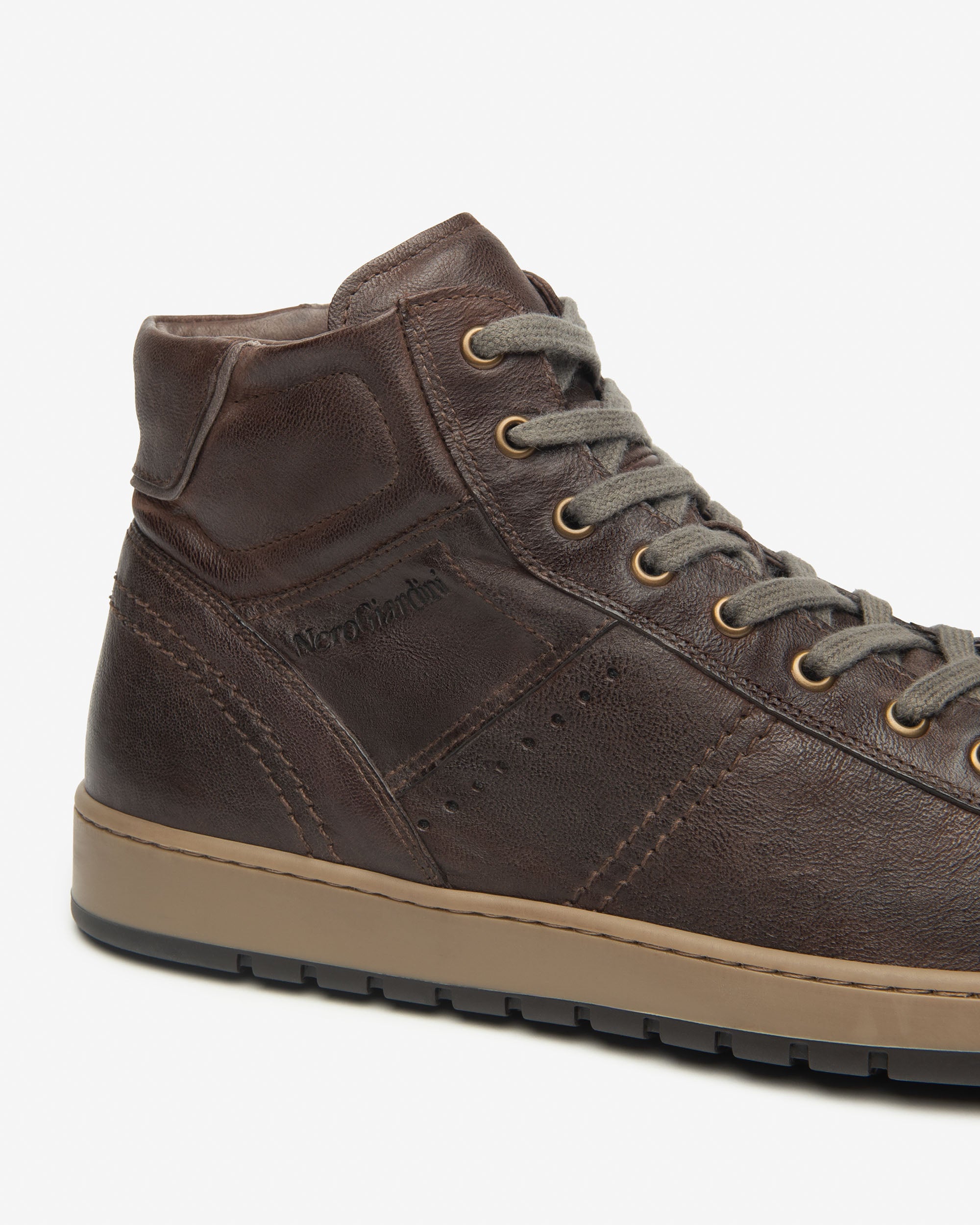 Nero Giardini Sneakers baskets montantes homme cuir 42