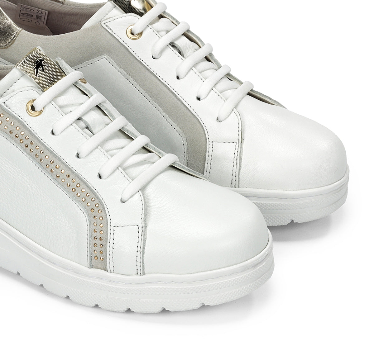 Fluchos Aqua F1997 basket femme blanche compensée