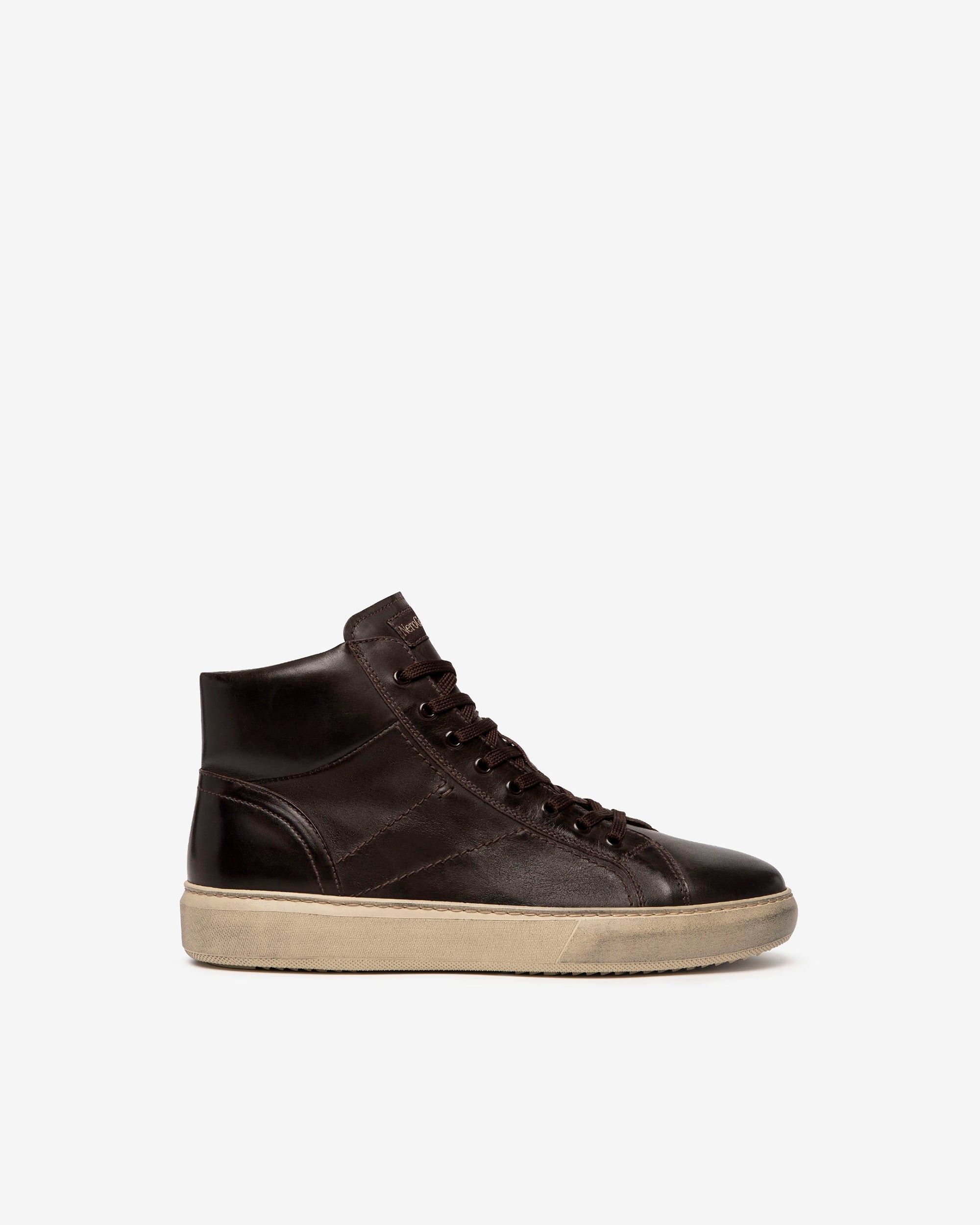 Nero Giardini Sneakers Basket Montante Cuir Homme