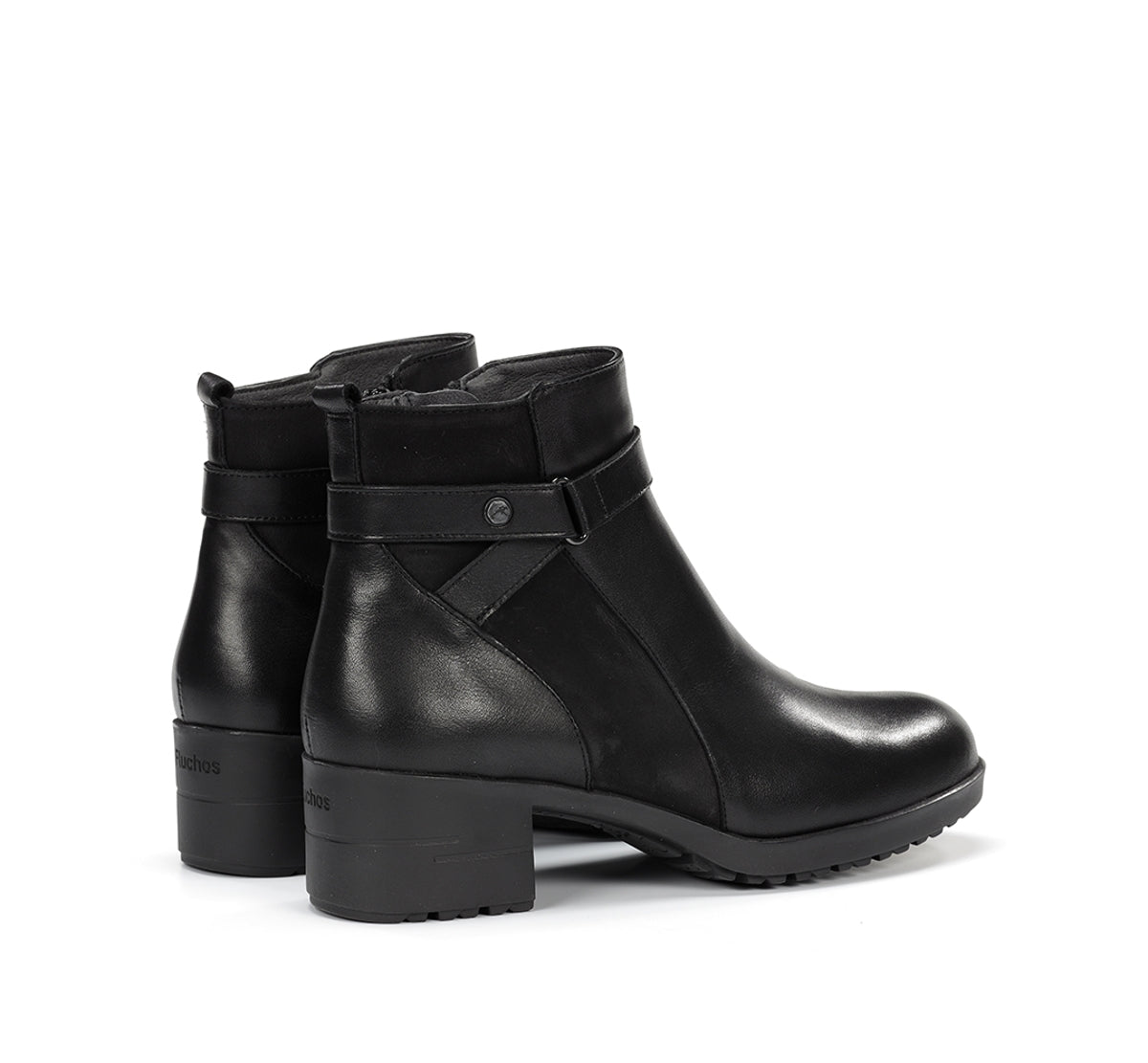 Fluchos Aliss F1368 Bottines Femme Noir Cuir