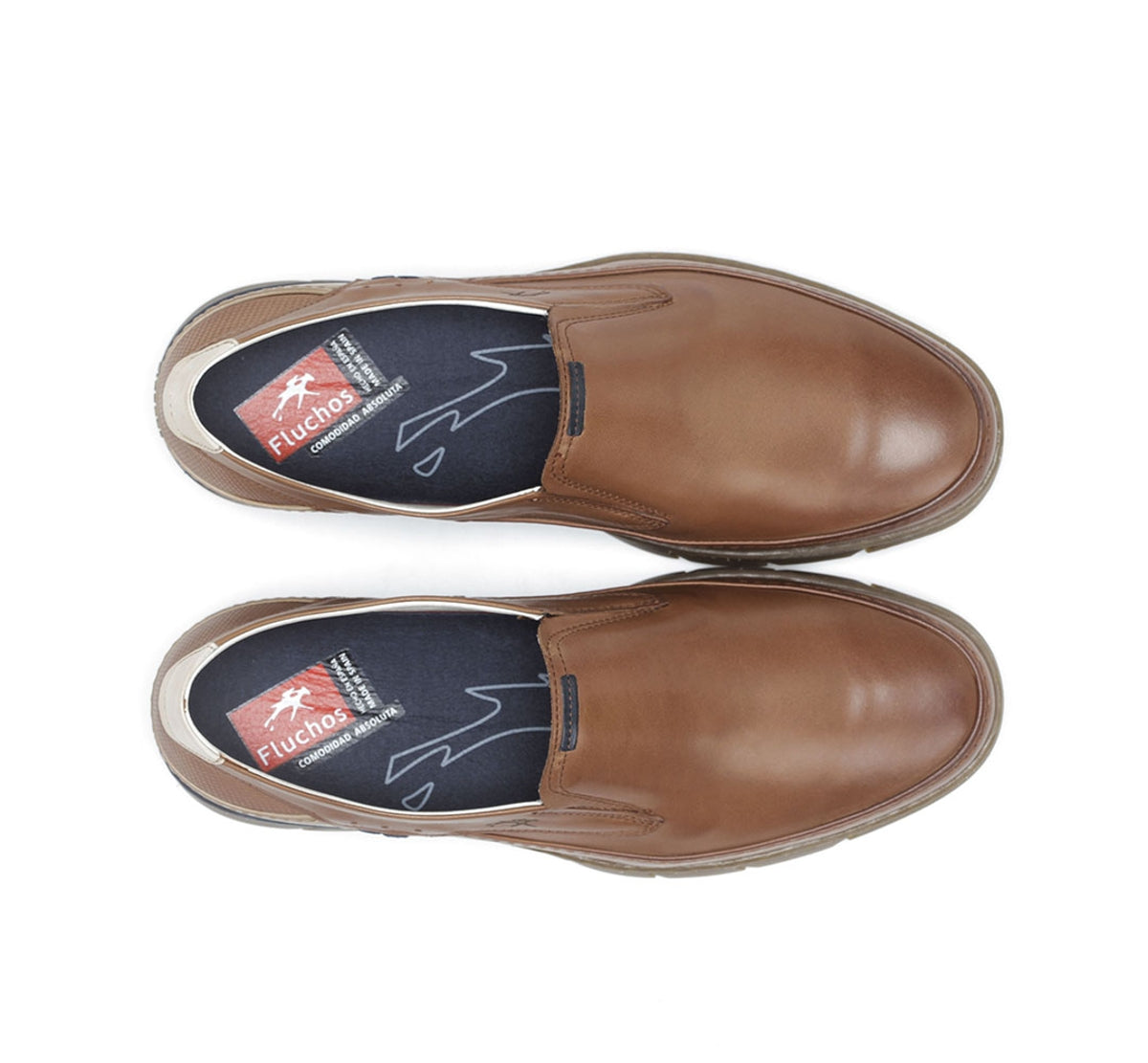 Fluchos Barry F1151 mocassin marron homme cuir