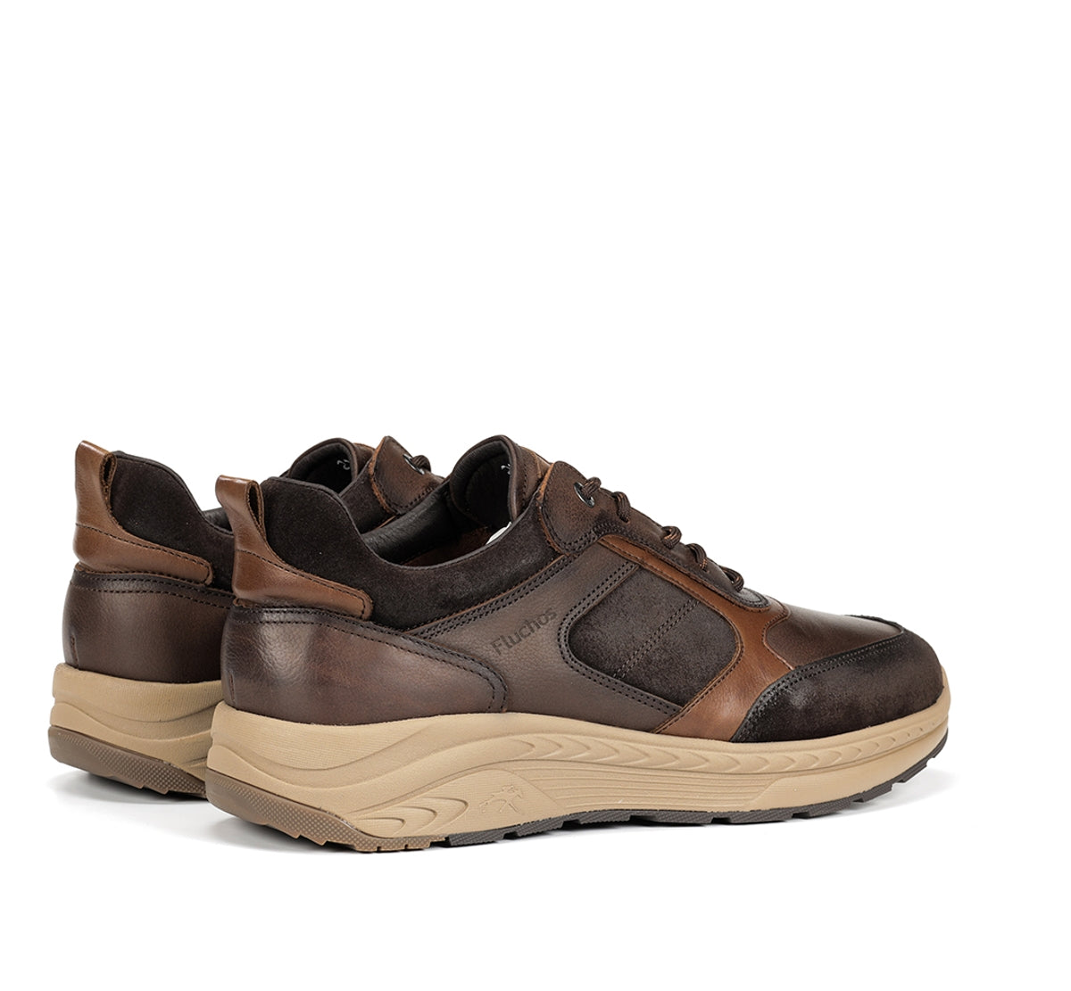 Fluchos Ryder F2289 baskets marron homme lacets