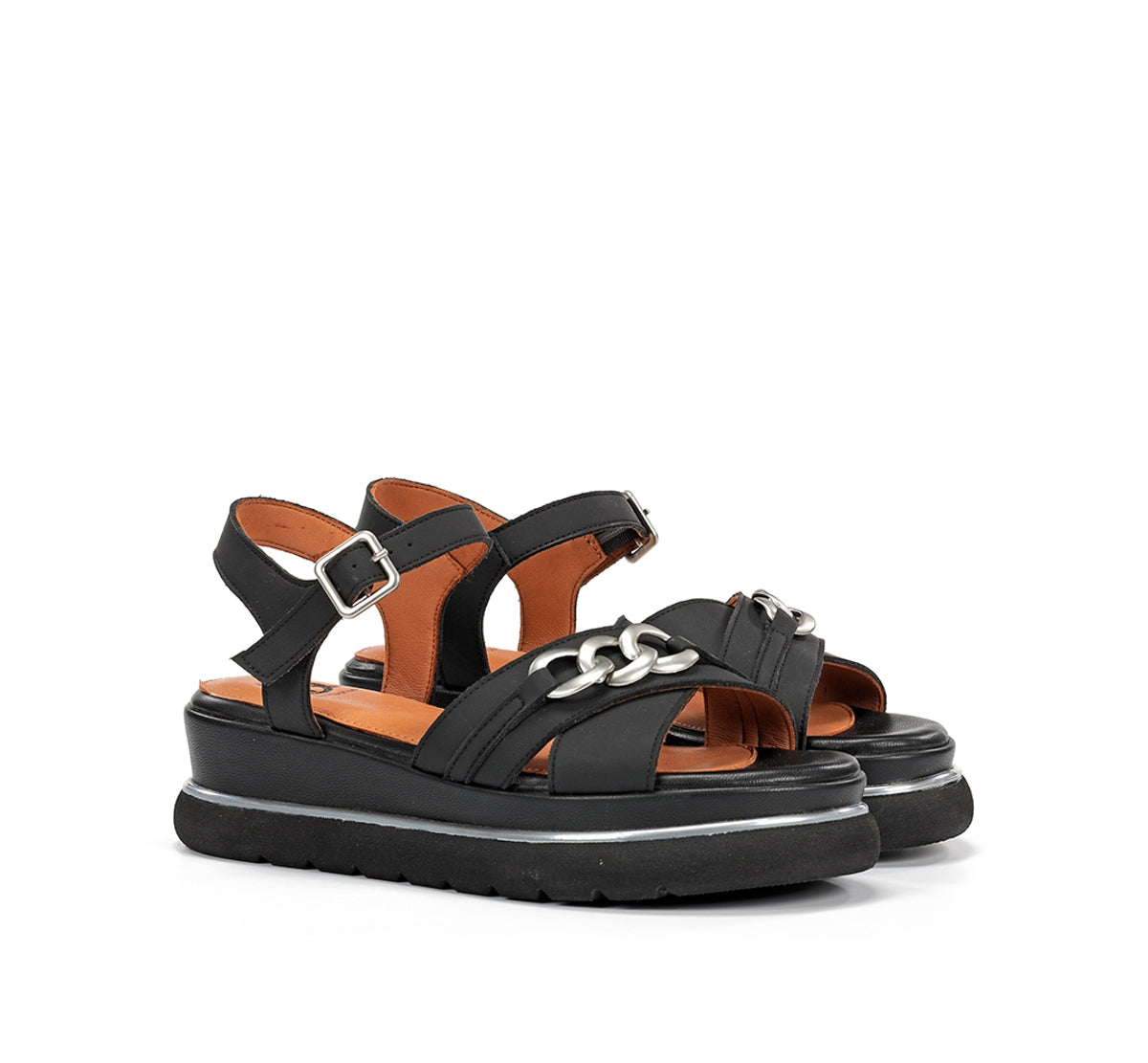 Dorking by Fluchos Nika D9527 sandales femme noires