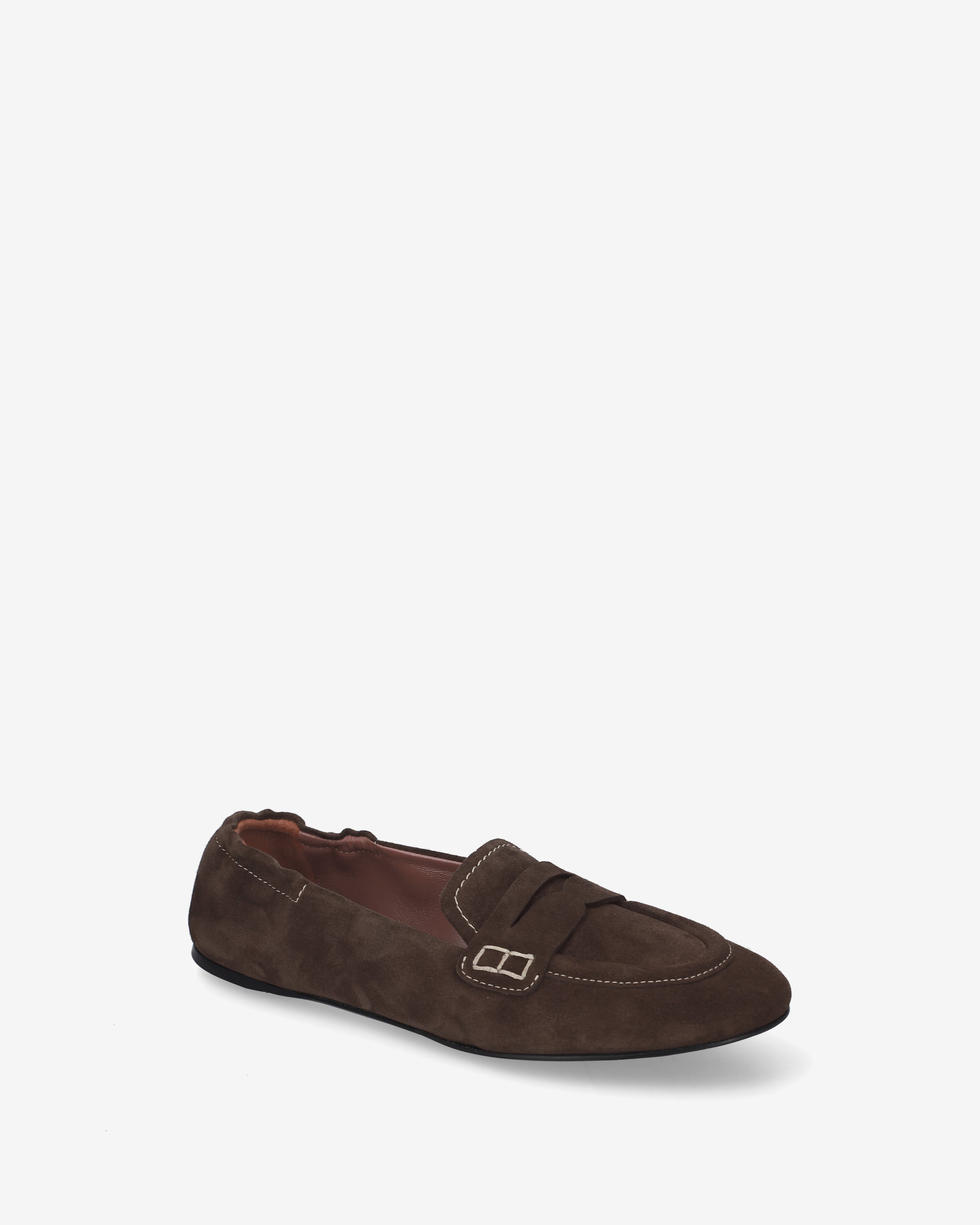 Premiata Pocket Suede mocassins mocha cuir femme
