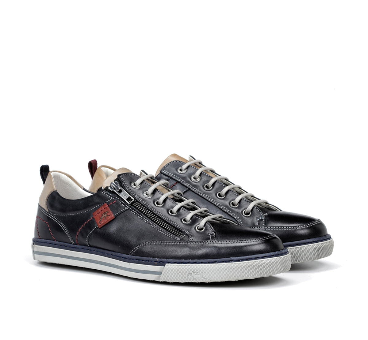 Fluchos Quebec 9376 baskets homme bleu confort