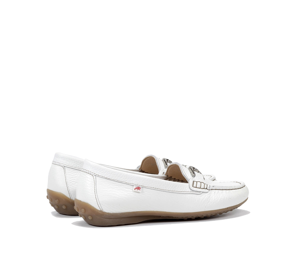 Fluchos Bruni F0804 mocassins femme blanc cuir