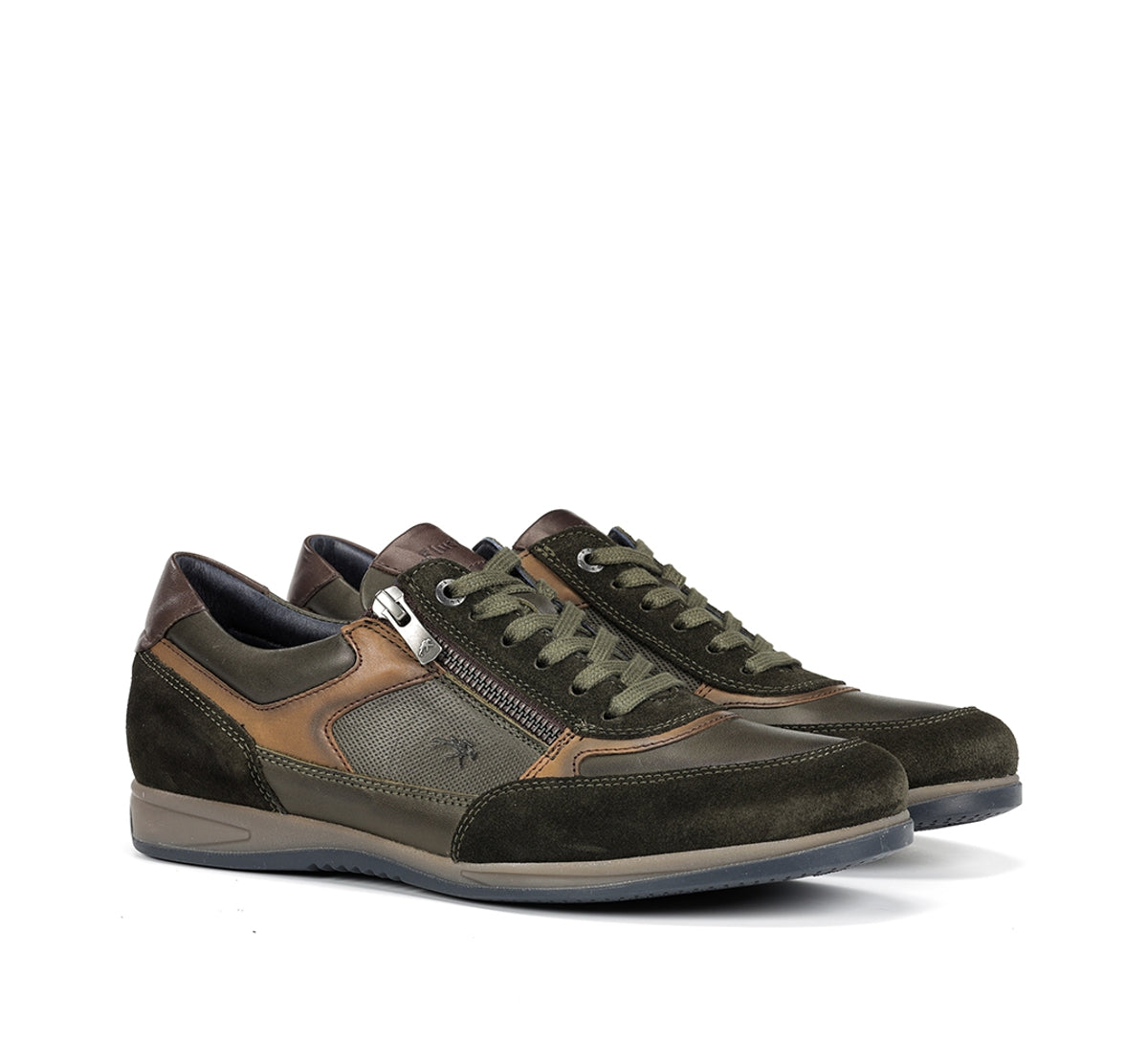 Fluchos Daniel F1288 baskets vertes homme marche