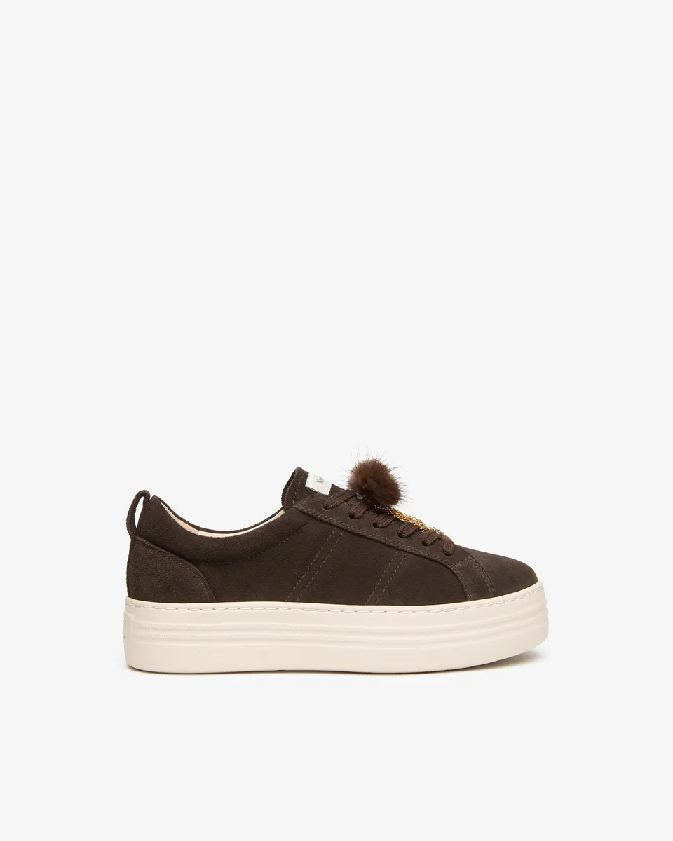 Nero Giardini Sneakers Baskets Daim Compensées 40 mm 38