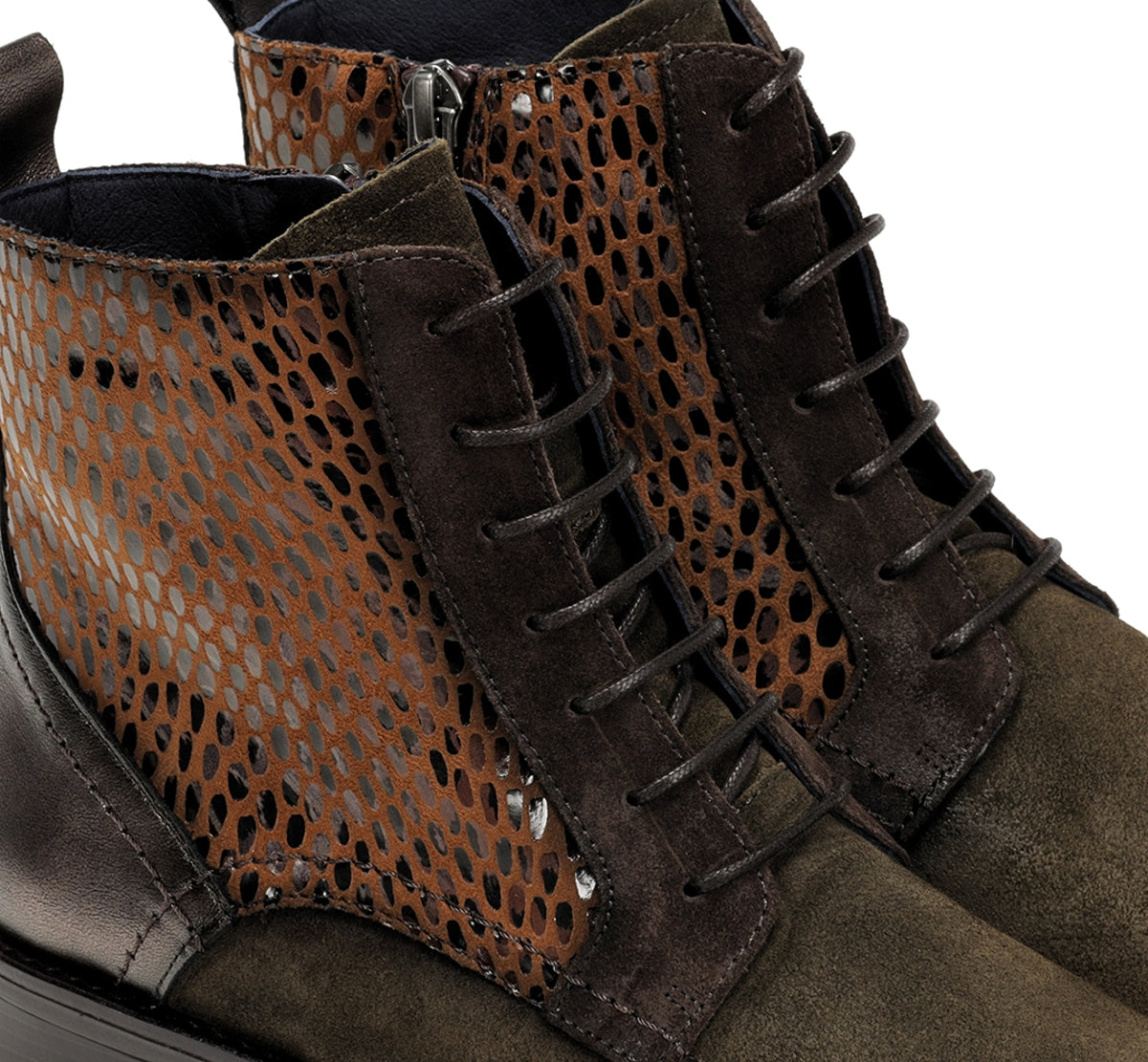 Dorking Harvard D8709 bottines vertes femme