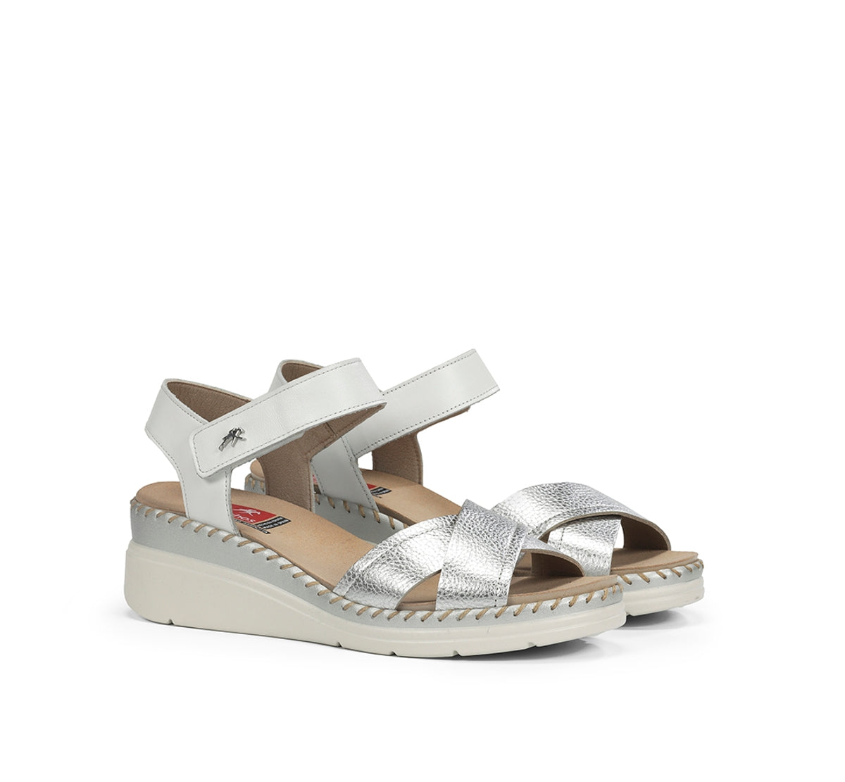 Fluchos Leza F2139 sandale argent femme cuir