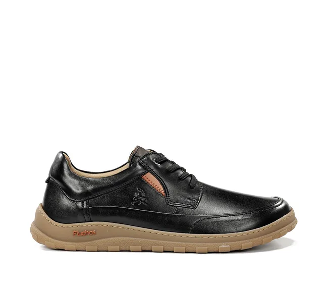 Fluchos Jerry F2504 chaussure homme noire confort large