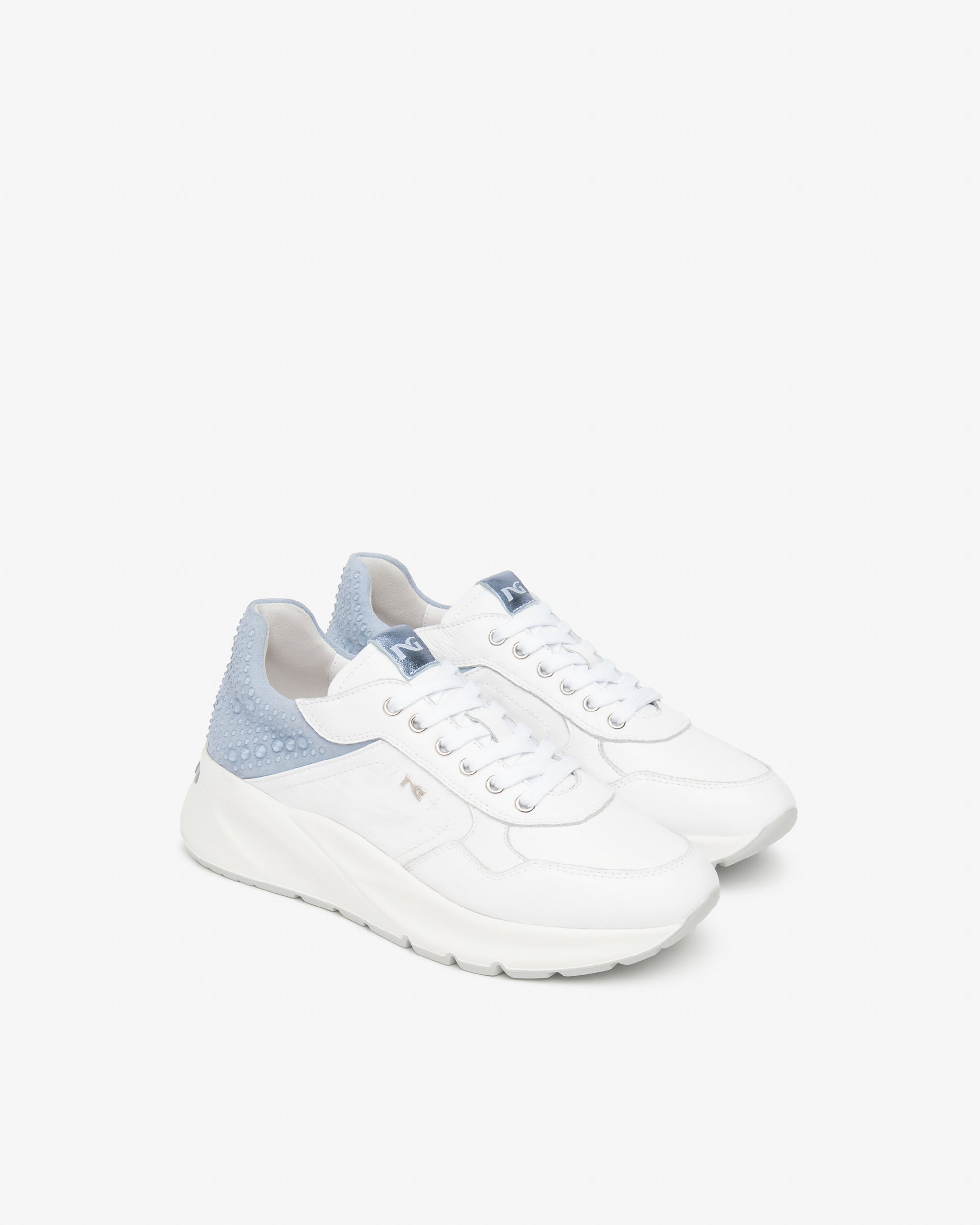 Nero Giardini Sneakers cuir daim femme confort