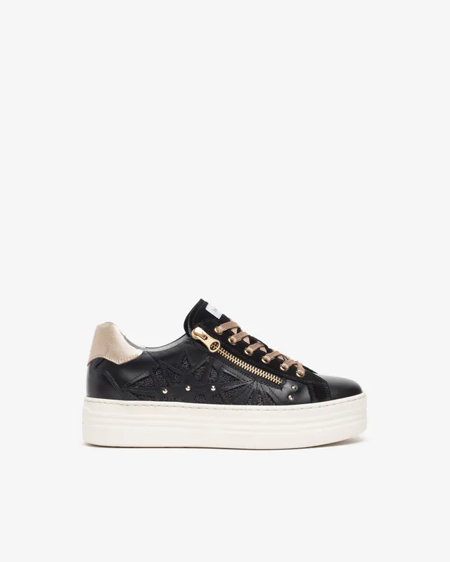 Nero Giardini Sneakers Cuir Daim Femme 38