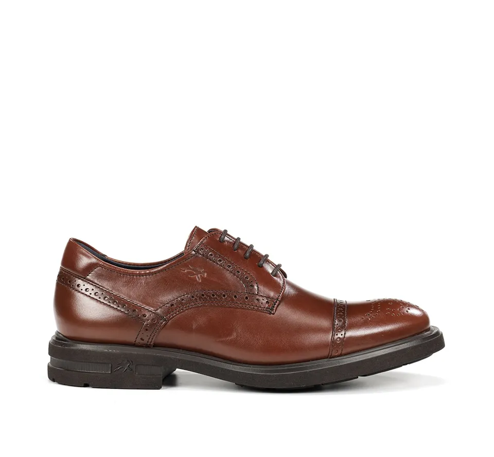 Fluchos Belgas F0629 chaussure homme marron cuir