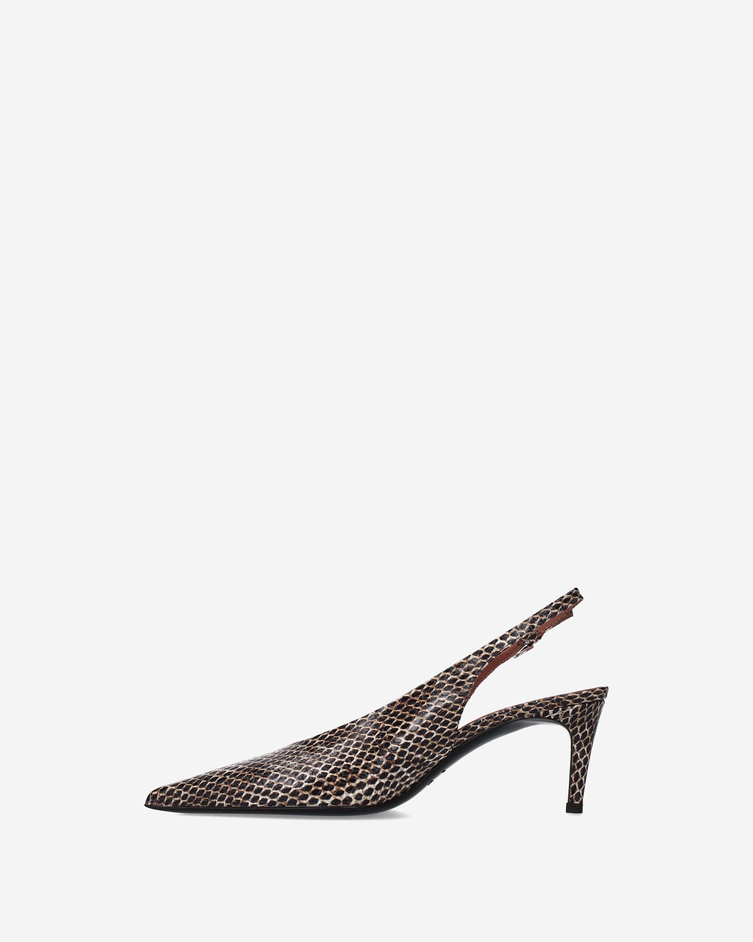 Premiata Slingback Escarpins Python Femme 34 Talon 6 cm