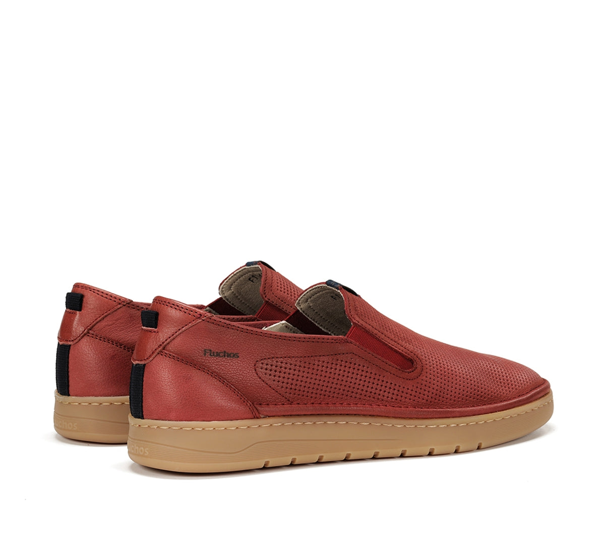 Fluchos Leo F1946 slip on rouge homme leger