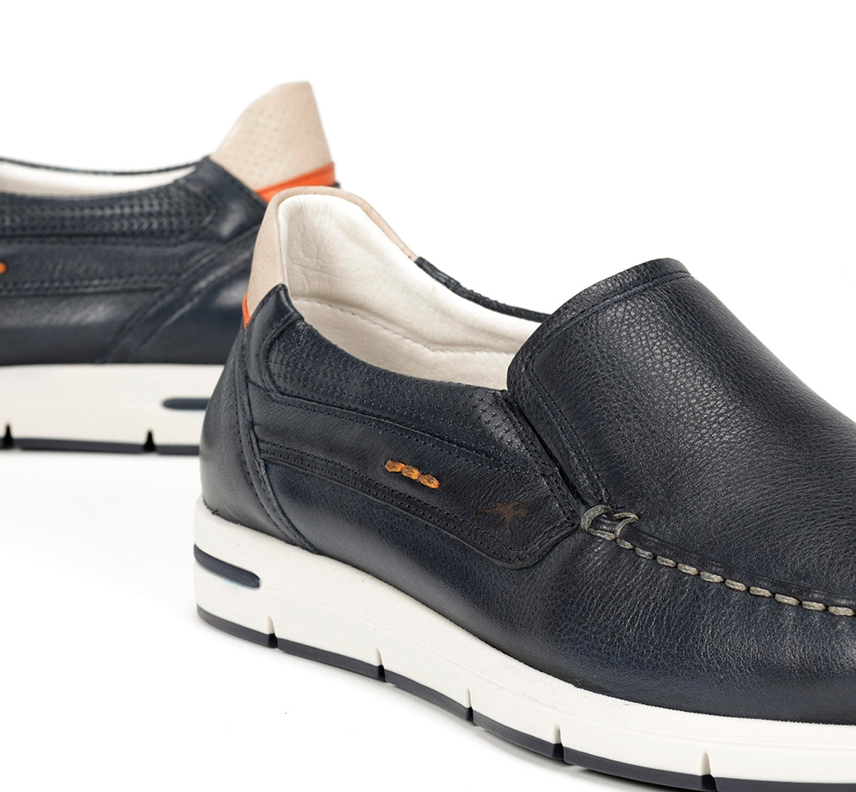 Fluchos Yannic F1696 Slip On Homme Bleu Confort