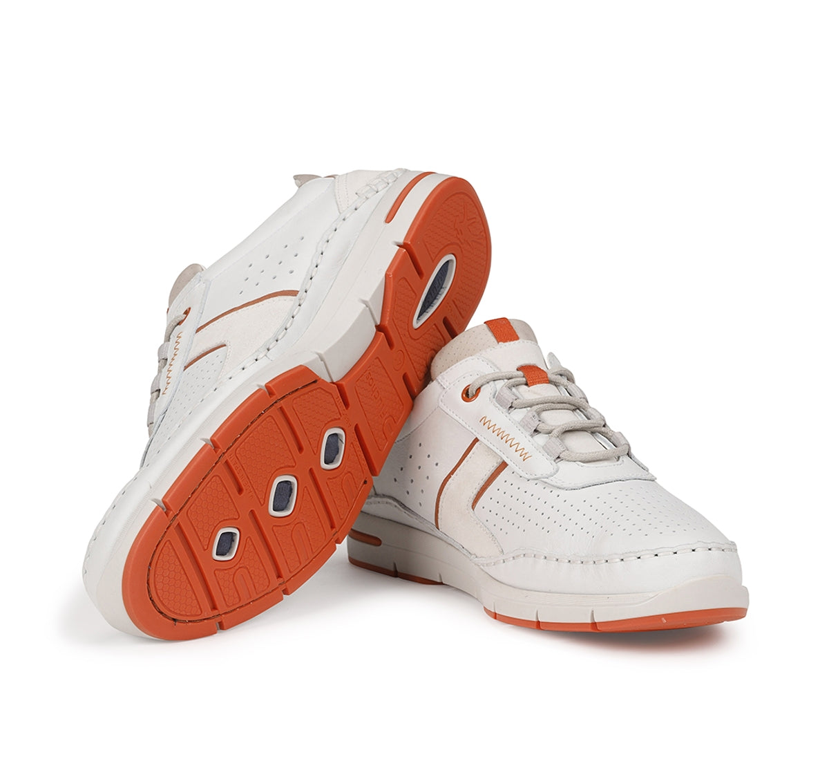 Fluchos Yannic F1442 Baskets Homme Blanc à Lacets