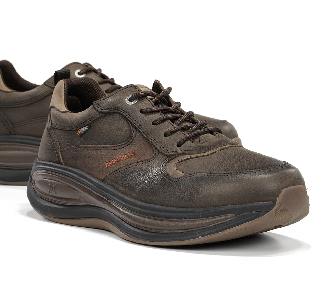 Fluchos Showstep F2567 baskets homme vert lacets confort