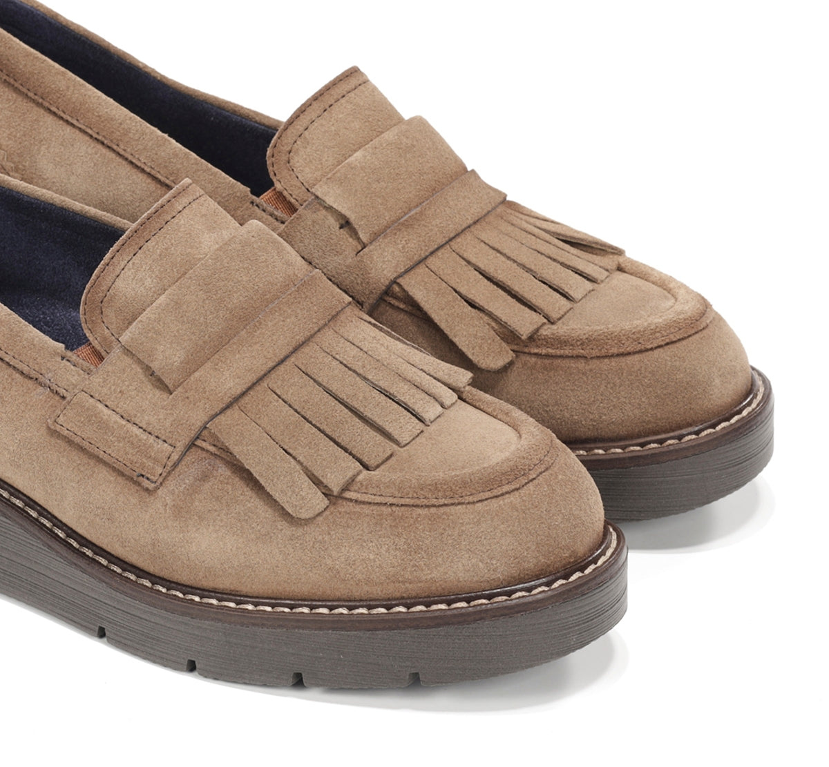 Dorking by Fluchos Africa D9782 mocassins taupe