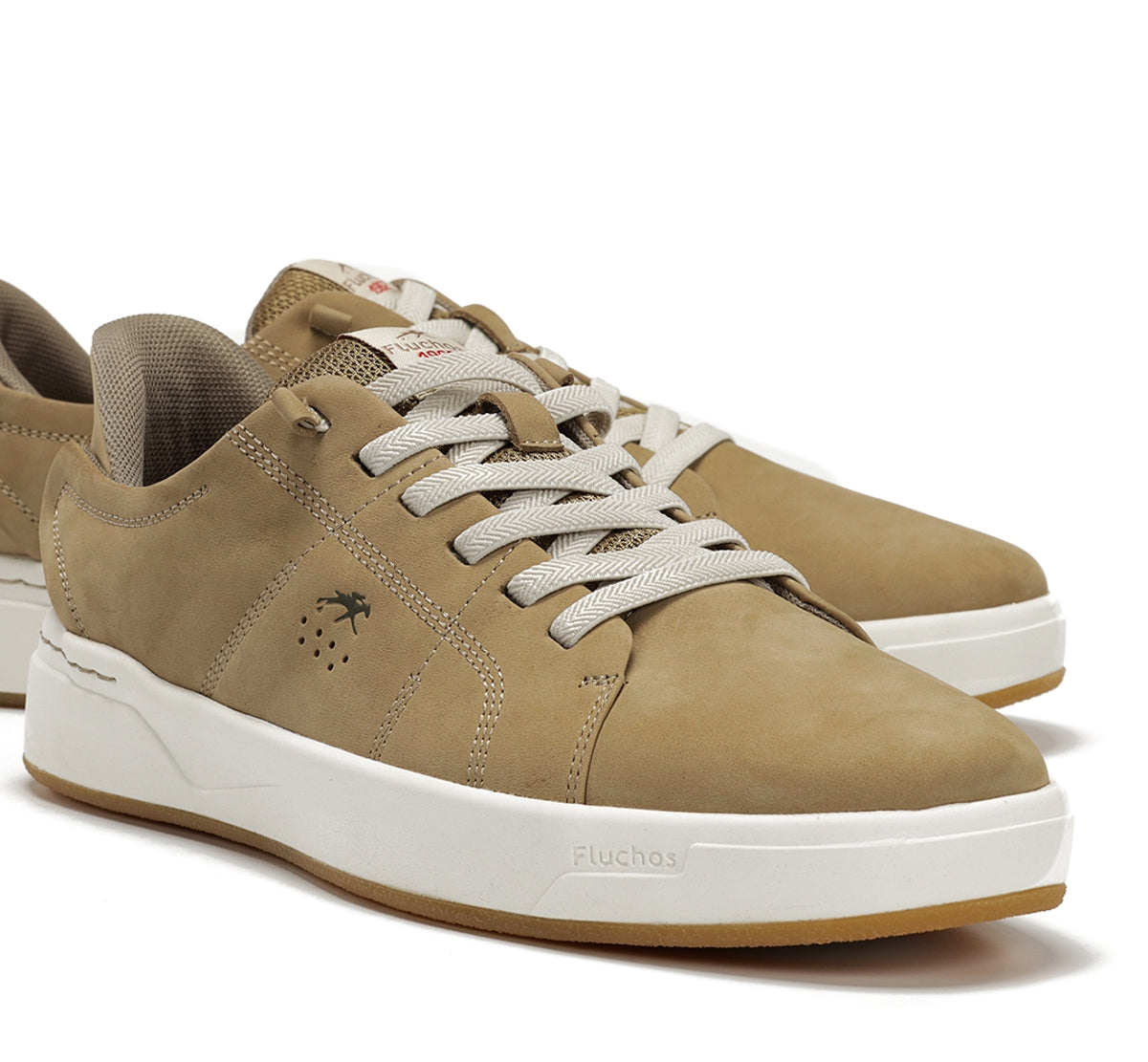 Fluchos Nadal F2378 basket homme marron lacets