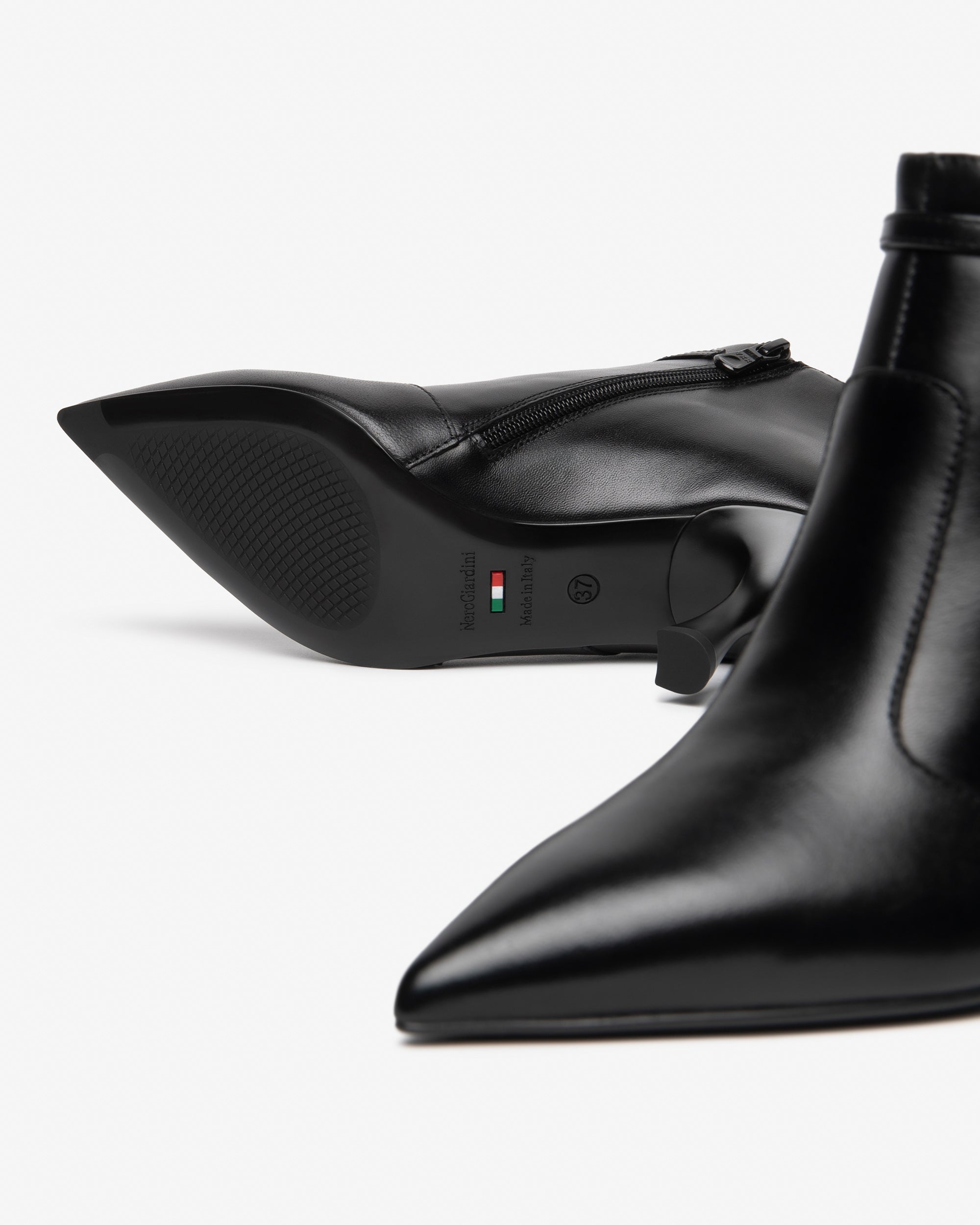 Nero Giardini Ankle Booties bottines cuir talon 75