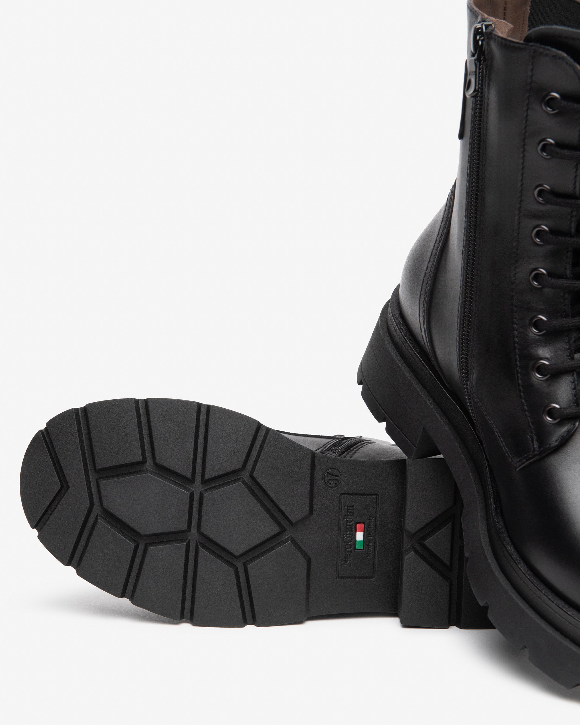 Nero Giardini Combat Boots rangers femme cuir 35-41