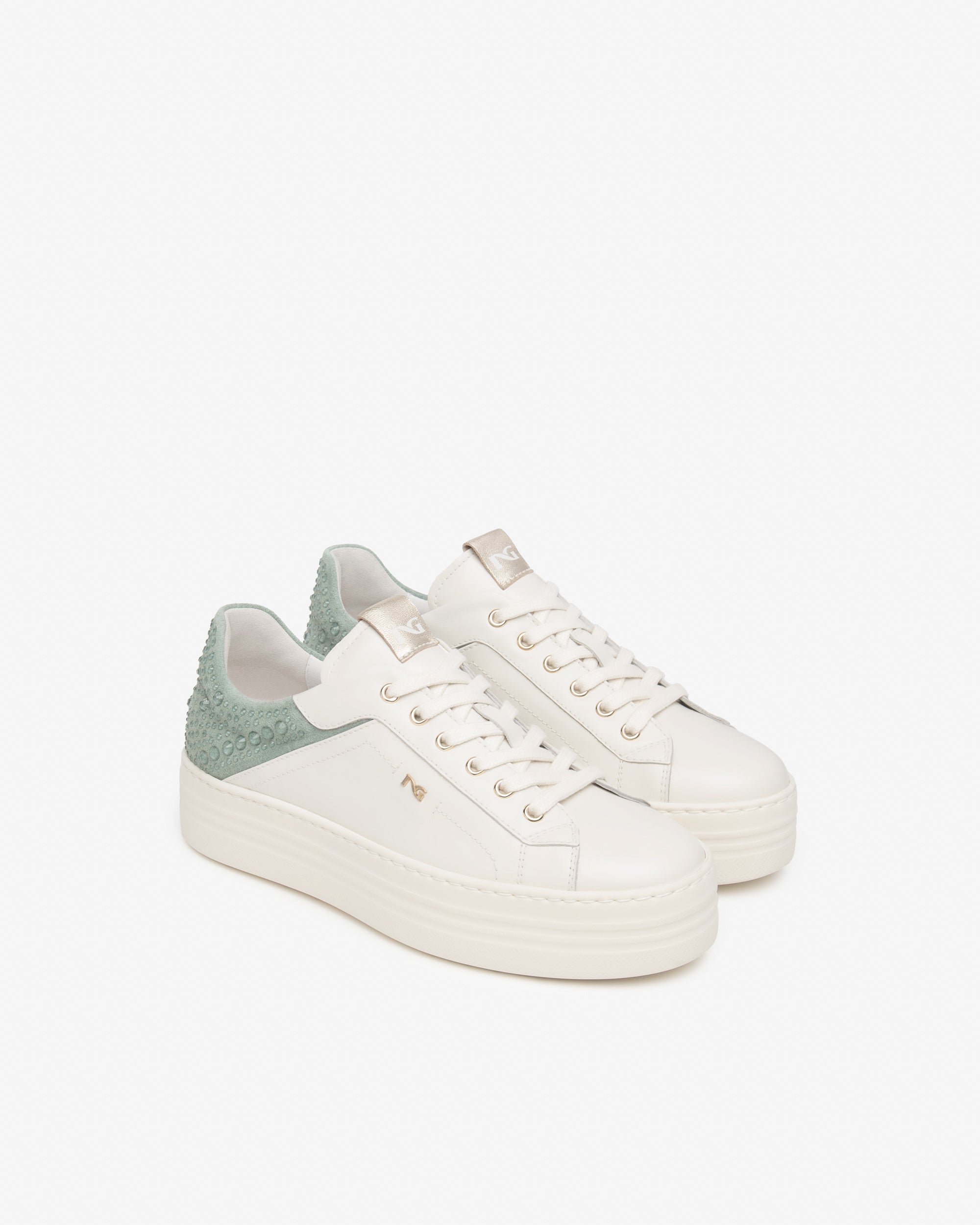 Nero Giardini Sneakers basket cuir et daim femme 38