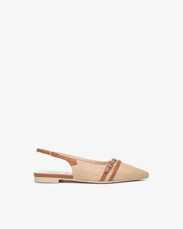 Nero Giardini Slingback Sandales Cuir Femme Bride Arrière