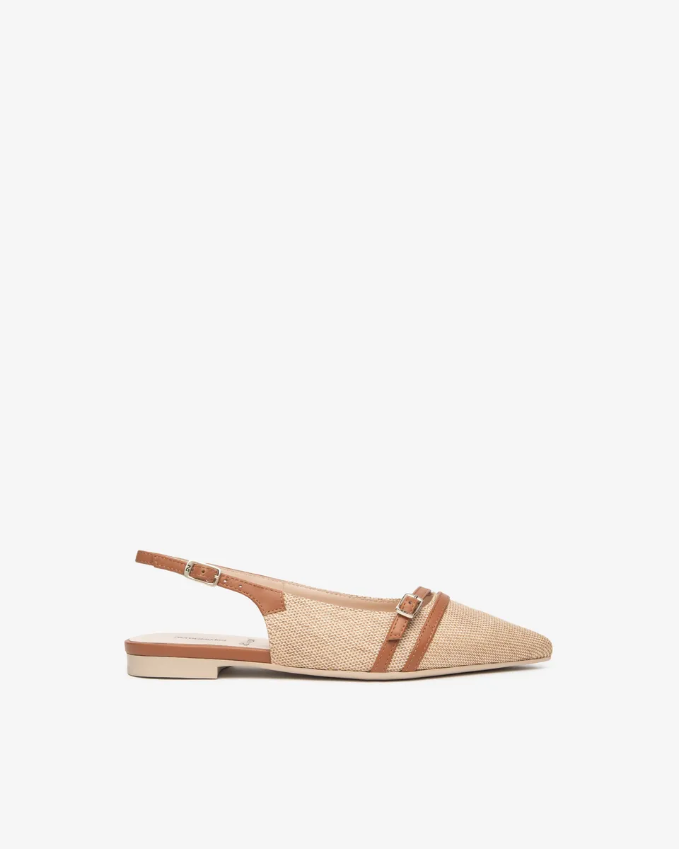 Nero Giardini Slingback Sandales Cuir Femme Bride Arrière