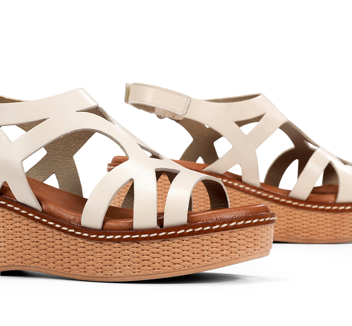 Fluchos Dorking Nido D9451 sandales taupe plateforme
