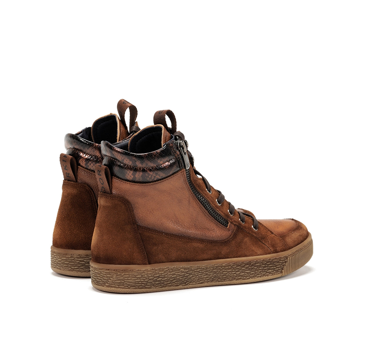 Dorking Deli D8910 Bottines Marron Femme